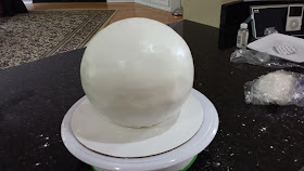 Planet Jupiter Cake (Spherical Concentric Layer cake)