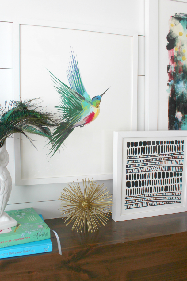 Minted Modern Art Over the Mantel!