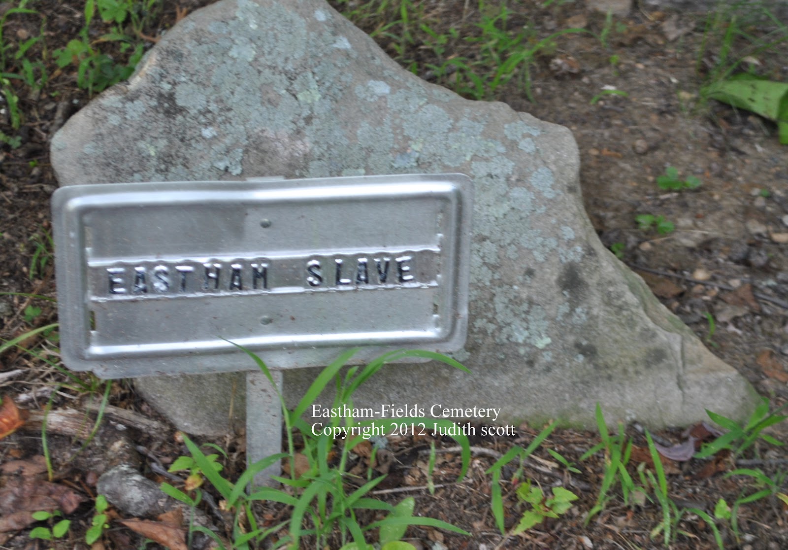 Puzzles of the Past Slave Markers at Eastham Cemetery, Boyd County