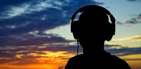 Listening to meditation CDs Listening to meditation CDs