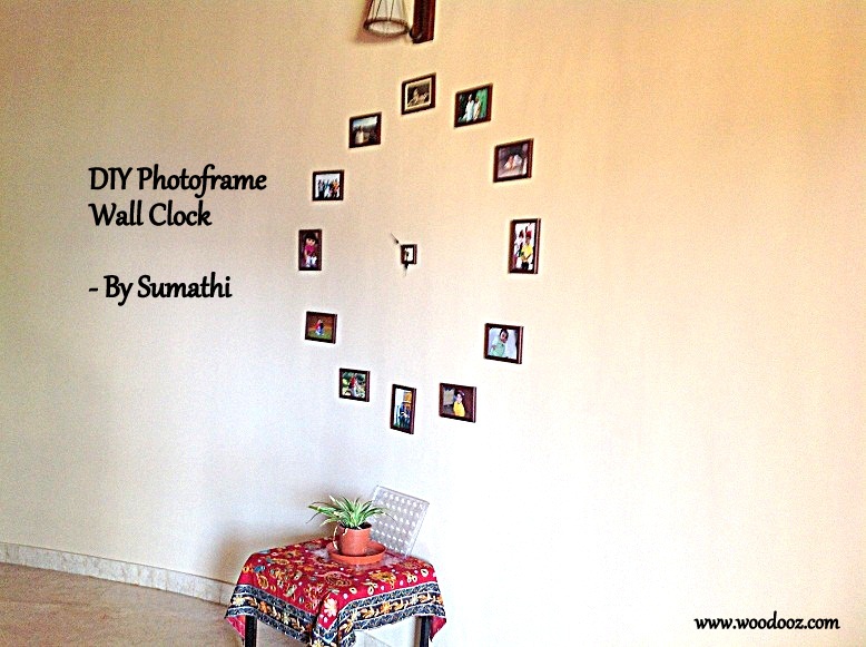 A Photo Frame Wall clock Personalization at its best Indian