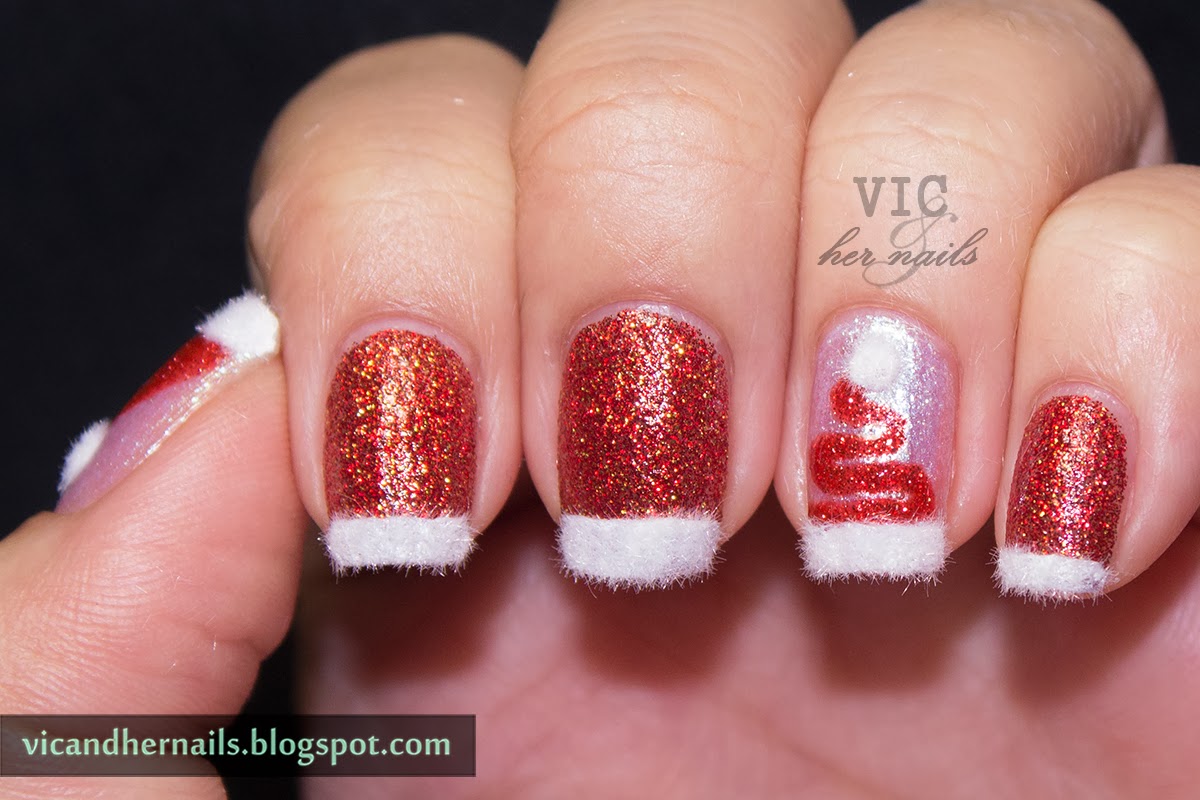 Vic And Her Nails December N A I L Theme 4 Festive French Manicure Nicole By Opi Orna Ment For Each Other Kleancolor Gorgeous Surprise Sweet Color Red Glittered Liner Nail Polish Read My Review Here