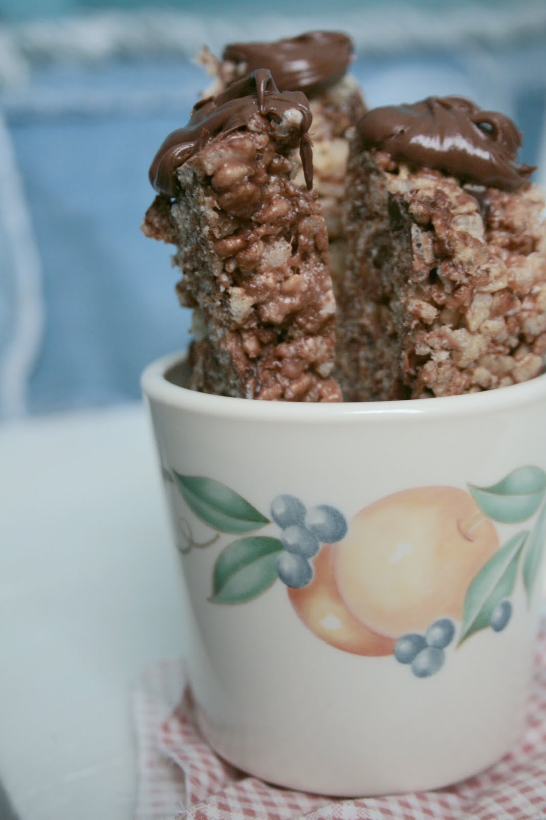 Indigo Scones Nutella Rice Krispie Treats