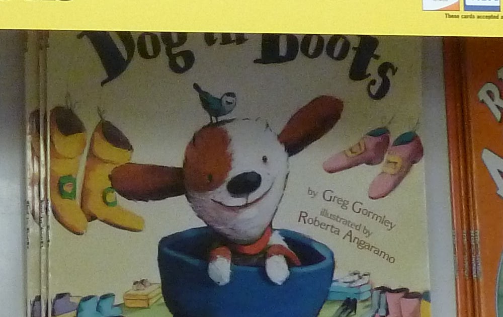 Bring on the Books BOOK FAIR Dog in Boots by Greg Gormley