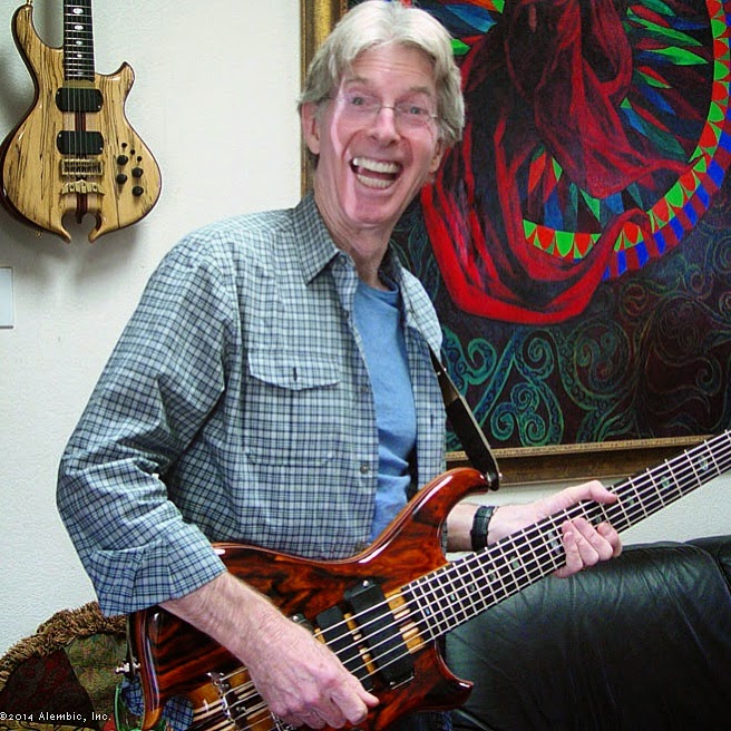 Tropical Exotic Hardwoods Phil Lesh of the Grateful Dead with his