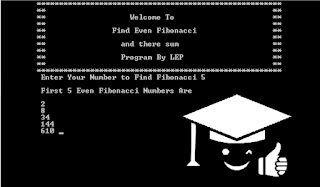 C# Program code for Fibonacci sequence series 