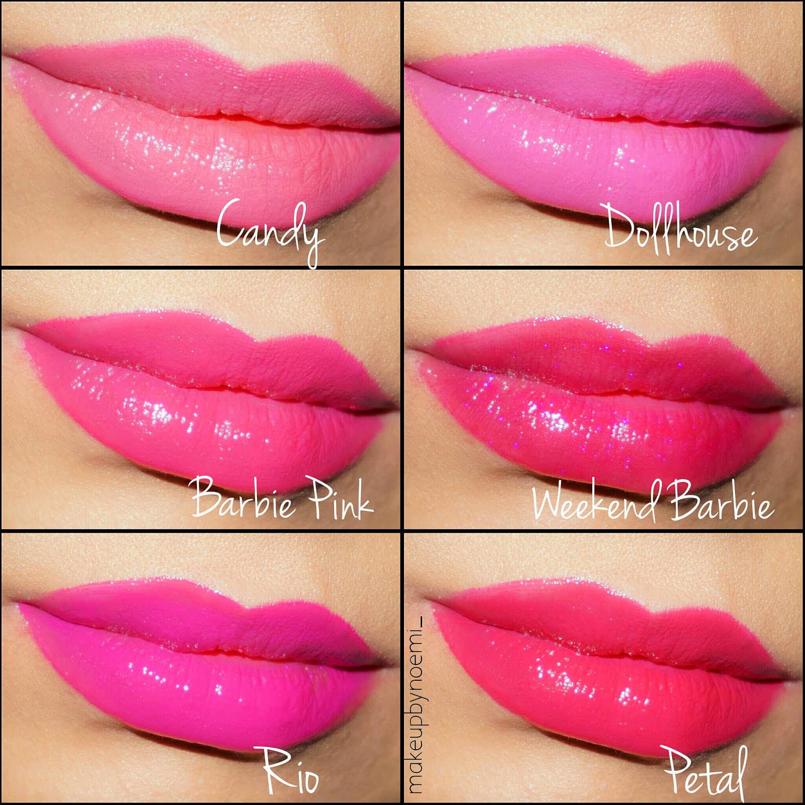 Beyond the Brush ANASTASIA BEVERLY HILLS ABH LIP GLOSS SWATCHES