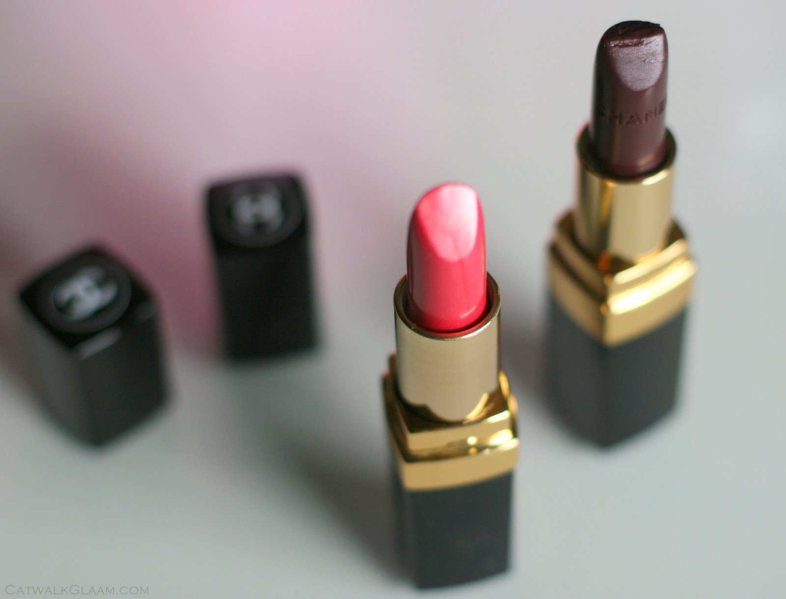Catwalk Glam: CHANEL Lipstick, rouge noir + vanity