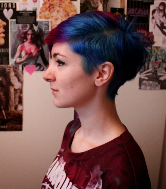 good morning angel. freshly dyed