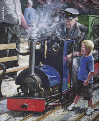 Southampton Bursledon Brickworks narrow gauge railway painting