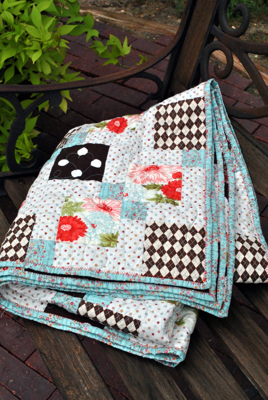 Create or go crazy! Summer quilt complete!