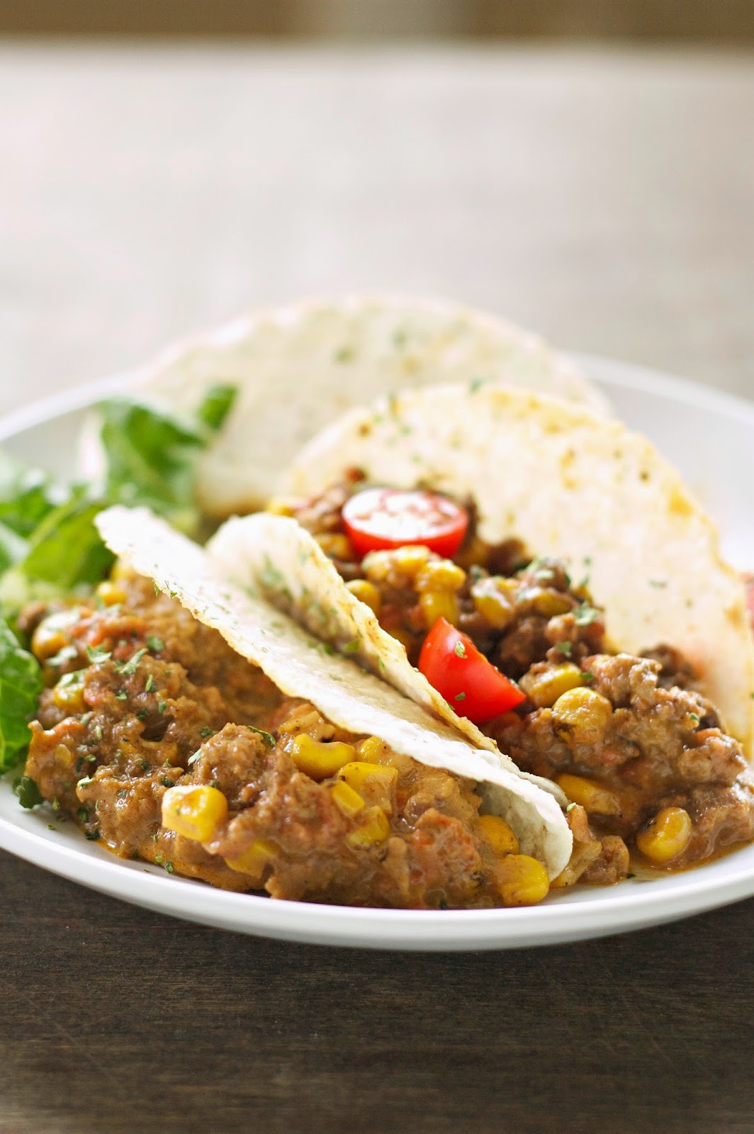 Crockpot Cheesy Beef Tacos from Slow Cooker Gourmet Slow Cooker or
