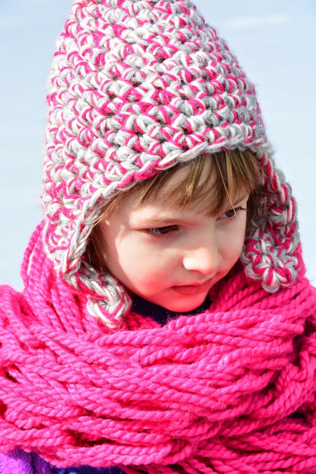 Aesthetic Nest: Crochet: Triple-Strand Earflap Hats for ...