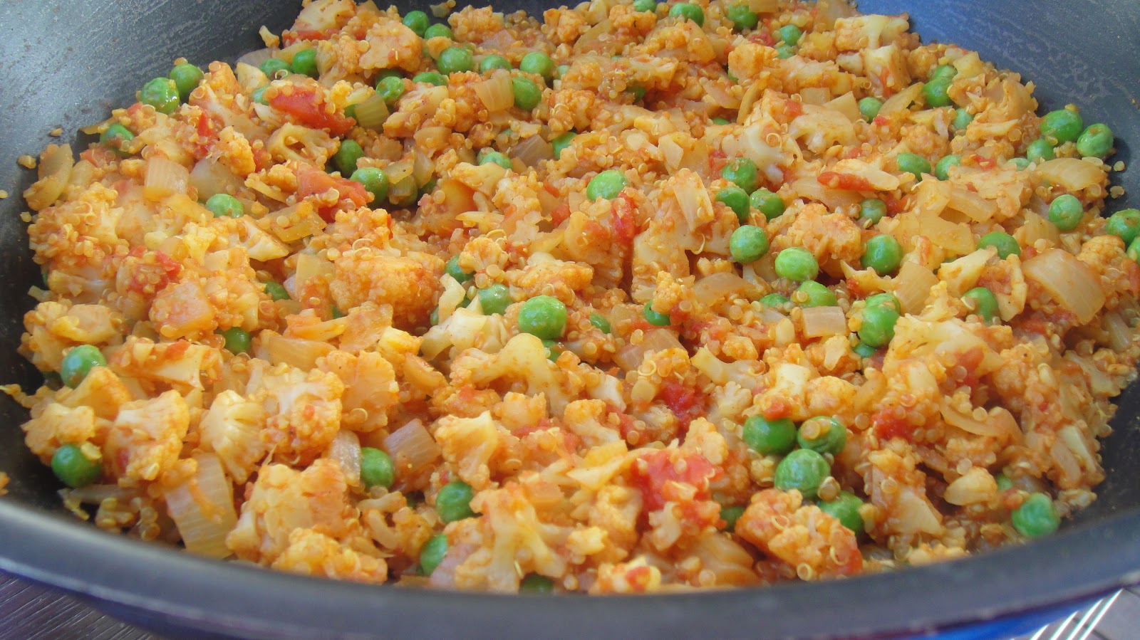 Mums in the Kitchen Spiced Cauliflower & Quinoa Pilaf