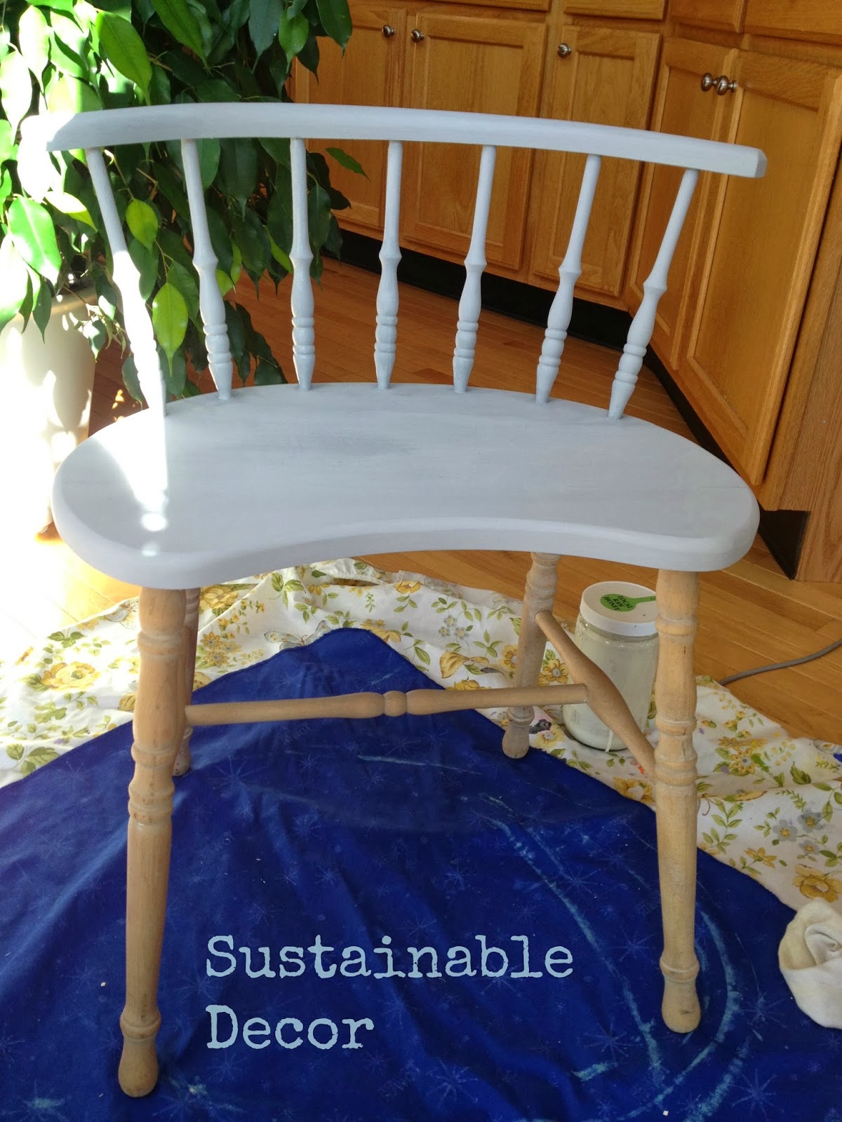Sustainable Decor Dipped Leg Chair Upcycling Furniture with Chalk Paint