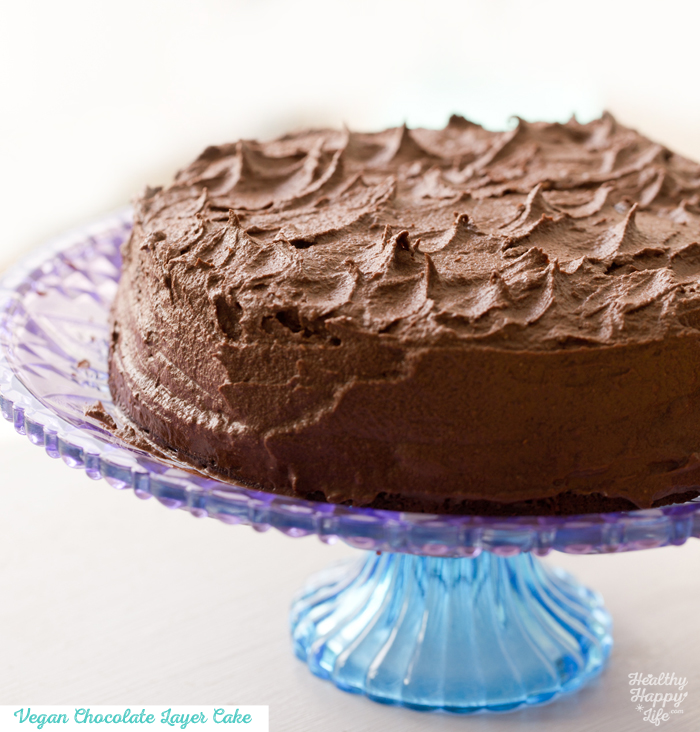 Vegan Chocolate Layer Cake