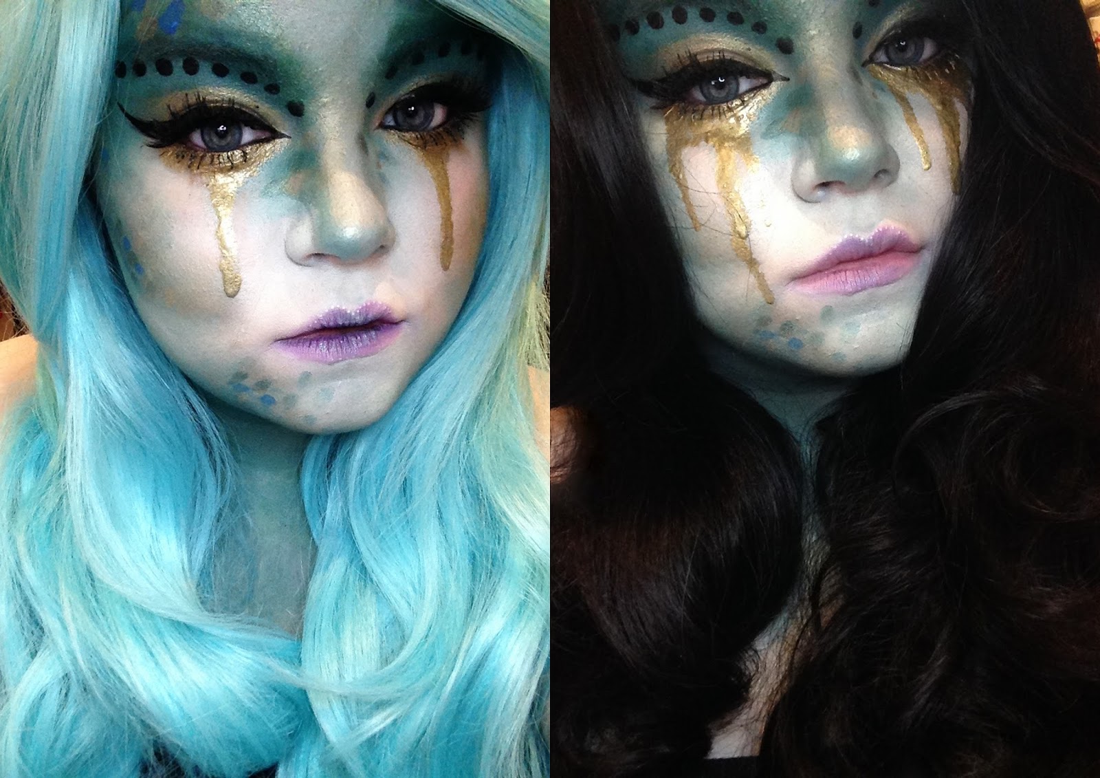 Halloween Makeup Evil Mermaid She Might Be Loved