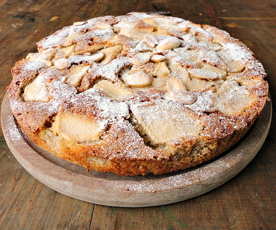 apple almond oat cake bonheur cuisine