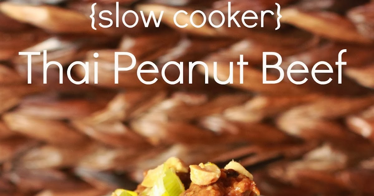 Larissa Another Day Slow Cooker Thai Peanut Beef {Slow Cooker Saturday}