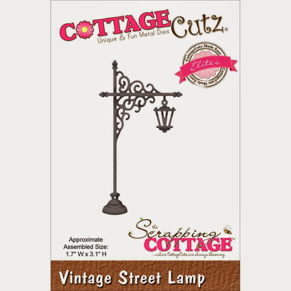 Vintage street lamp die from COTTAGECUTZ Vintage street lamp die from COTTAGECUTZ