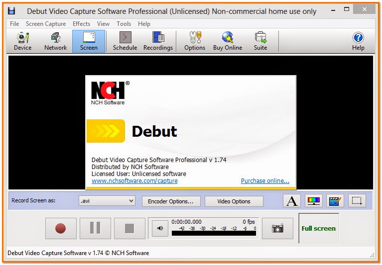 Nch Debut Video Capture Software