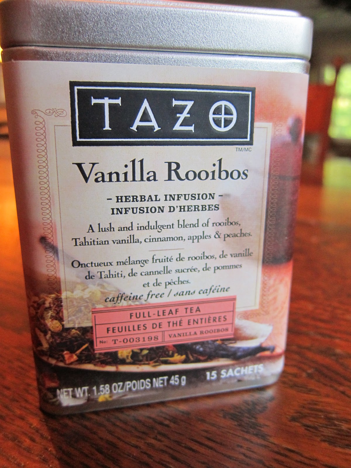 veganmama Tazo Vanilla Rooibos Tea