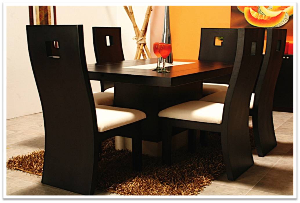 Muebles alvac Mesa comedor en maderade 8 sillas