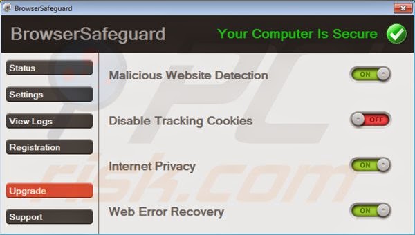 BrowserSafeguard Removal
