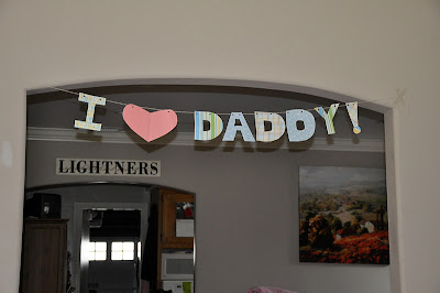 a little about A LOT: Father's Day decorations