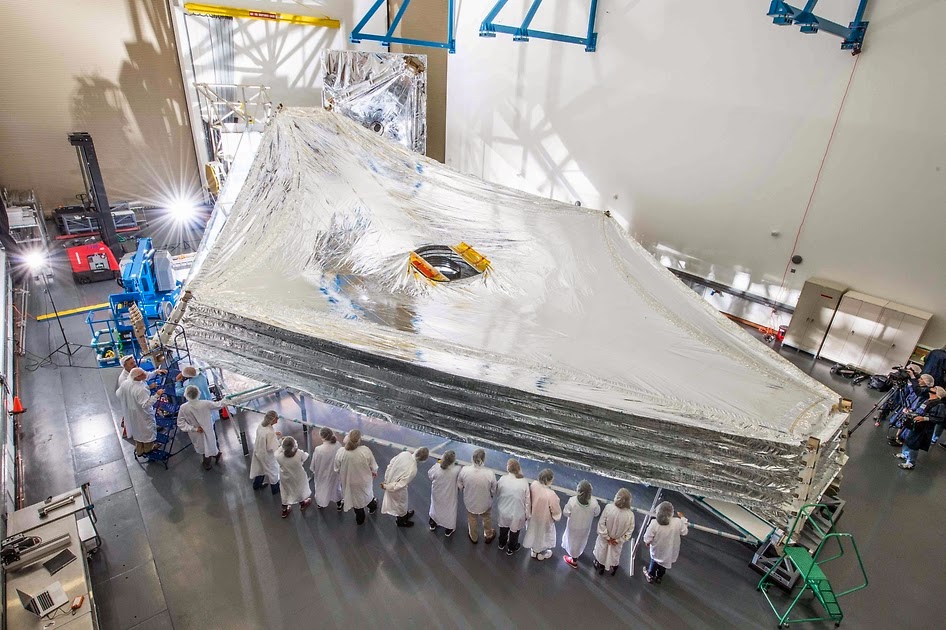 Suburban spaceman NASA James b Space Telescope (JWST) Stacking up