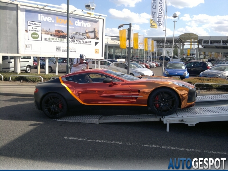 In London We Have Previously Seen A White Aston Martin One 77 But This Is The Unique Hand There The English Hypercar Costs 1 43 Million And A Modified V12 In London We Have Previously Seen A White Aston Martin One 77 But This Is The Unique Hand There The English Hypercar Costs 1 43 Million And A Modified V12