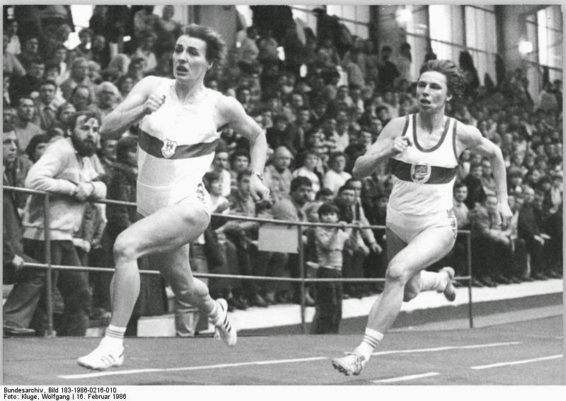 Her Calves Muscle Legs Marita Koch Vintage Athlete Calves