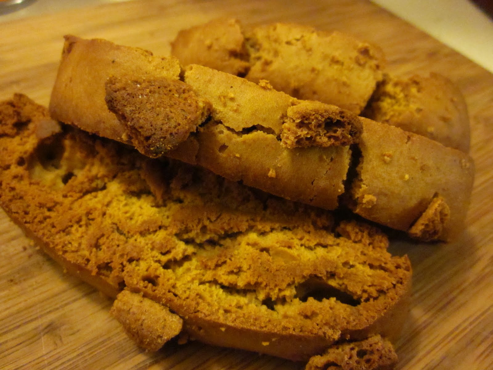 ChocolateDipped PumpkinGingersnap Biscotti