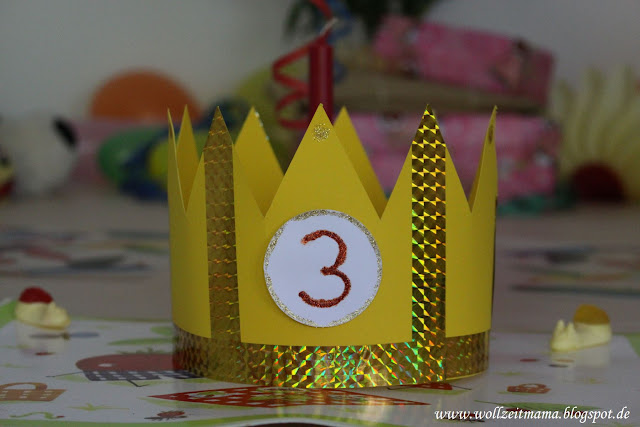 DIY : Krone für Kindergeburtstag oder Fasching selber basteln, mit Anleitung
