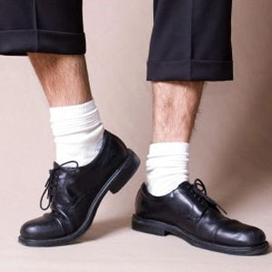 pantaloncini con calze uomo