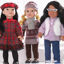 What is the difference between the Newberry dolls and the American Girl dolls?