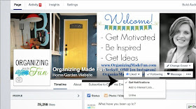 How to see a Facebook page in your feed :: OrganizingMadeFun.com