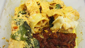 Lunch Week 27: Summer Squash Rollatini and Baked Pasta