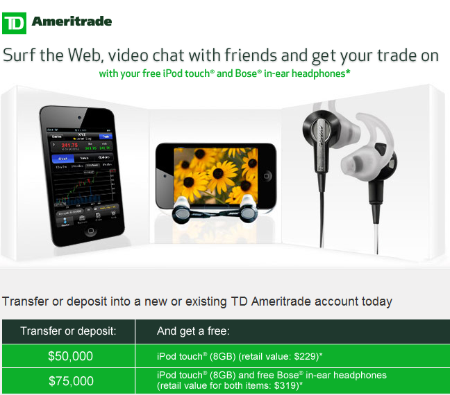 Td ameritrade deals