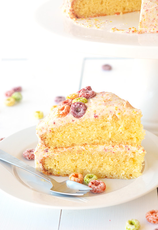 Blog: Fruit loop cereal and milk layer cake