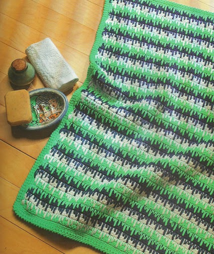 Crochet Bathroom Rug - Free Pattern