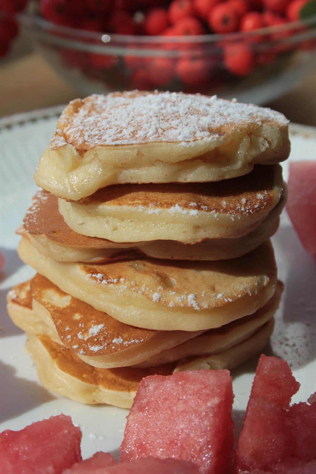 Kamila's plate Placki jogurtowe z bananami