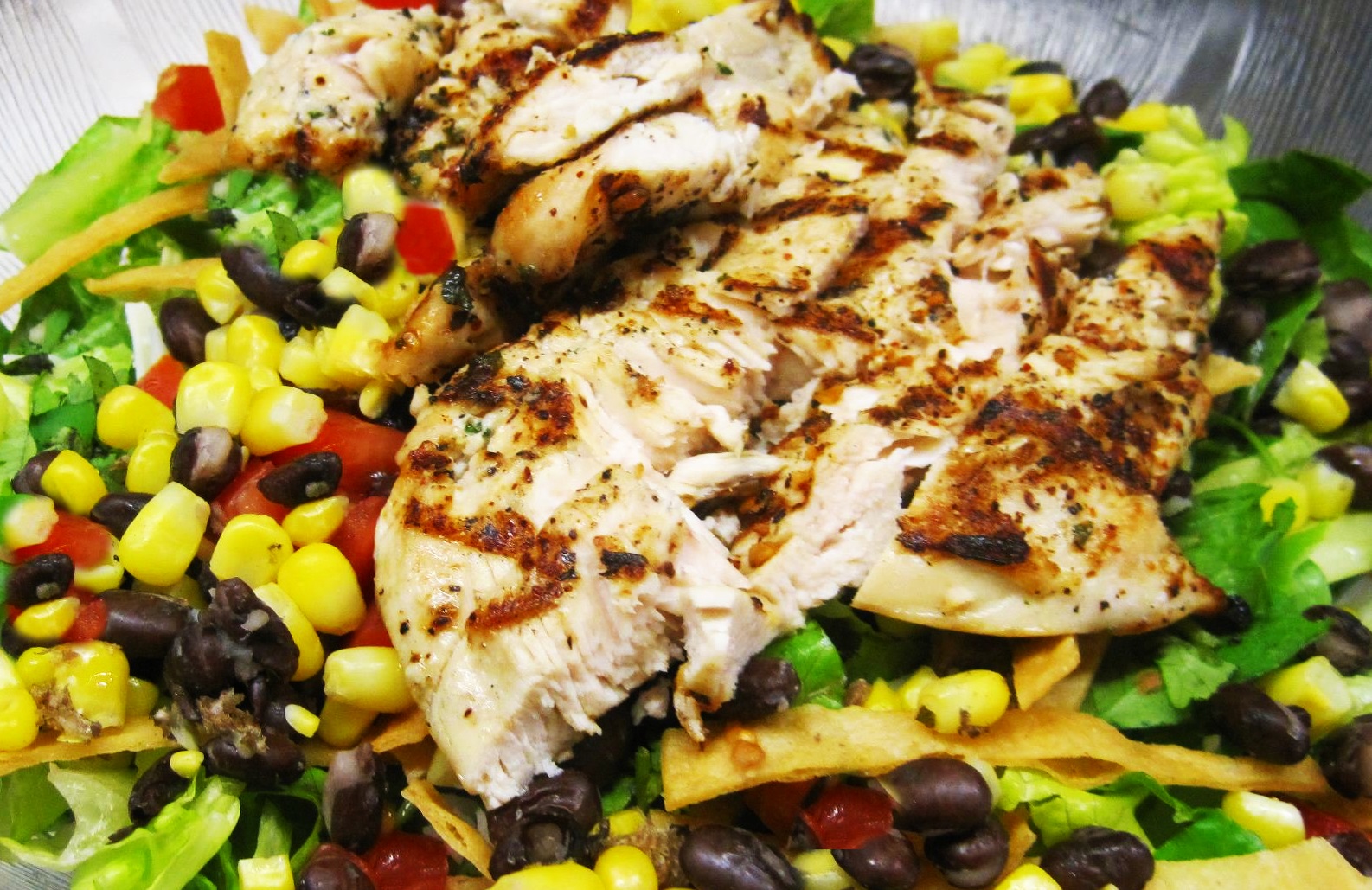 Grilled Chicken Salad Recipe — Dishmaps