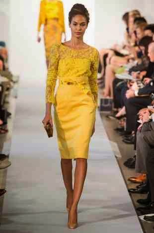 Oscar de la Renta Spring Summer 2015 tendencias moda mujer primavera verano