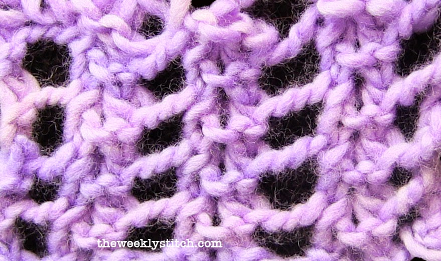 Garter Stitch Lace Ladder The Weekly Stitch