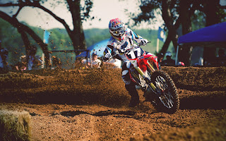 dirt bike race image, widescreen photo