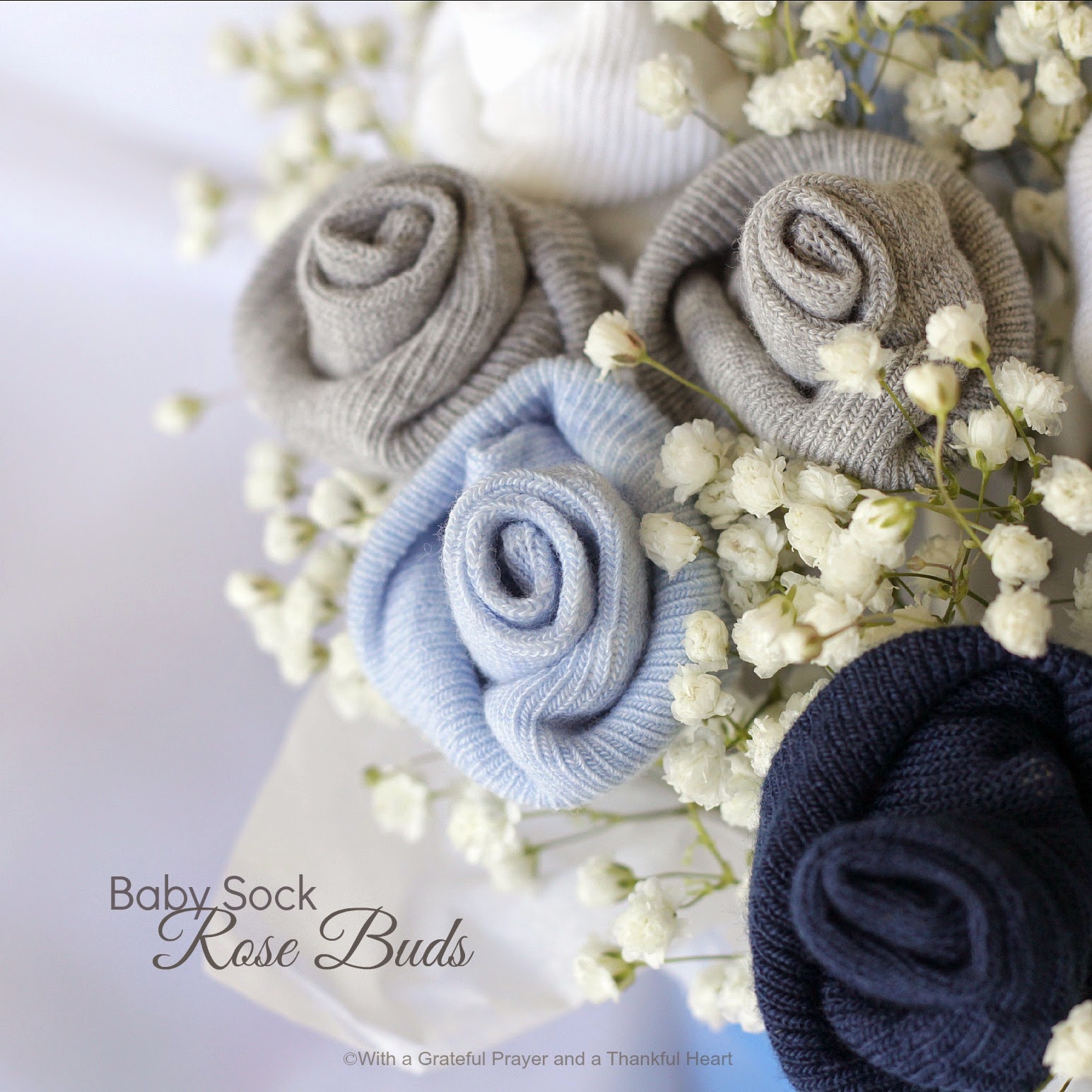 DIY Baby Socks Flower Bouquet The Idea King