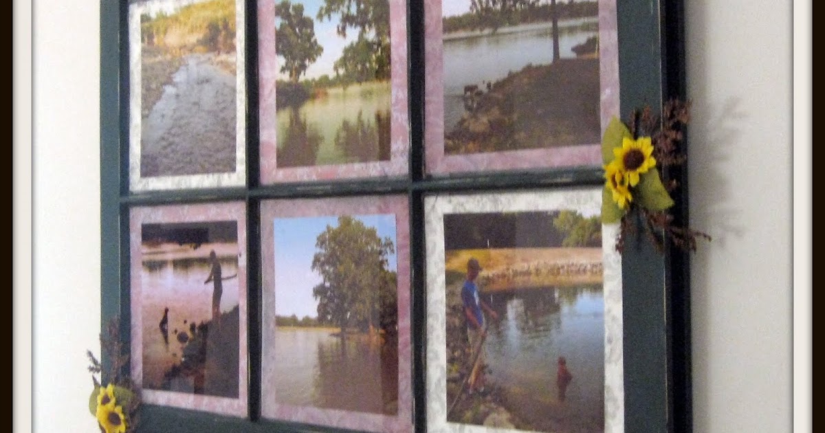 All The Joy Distressed Window Frame Picture Frame