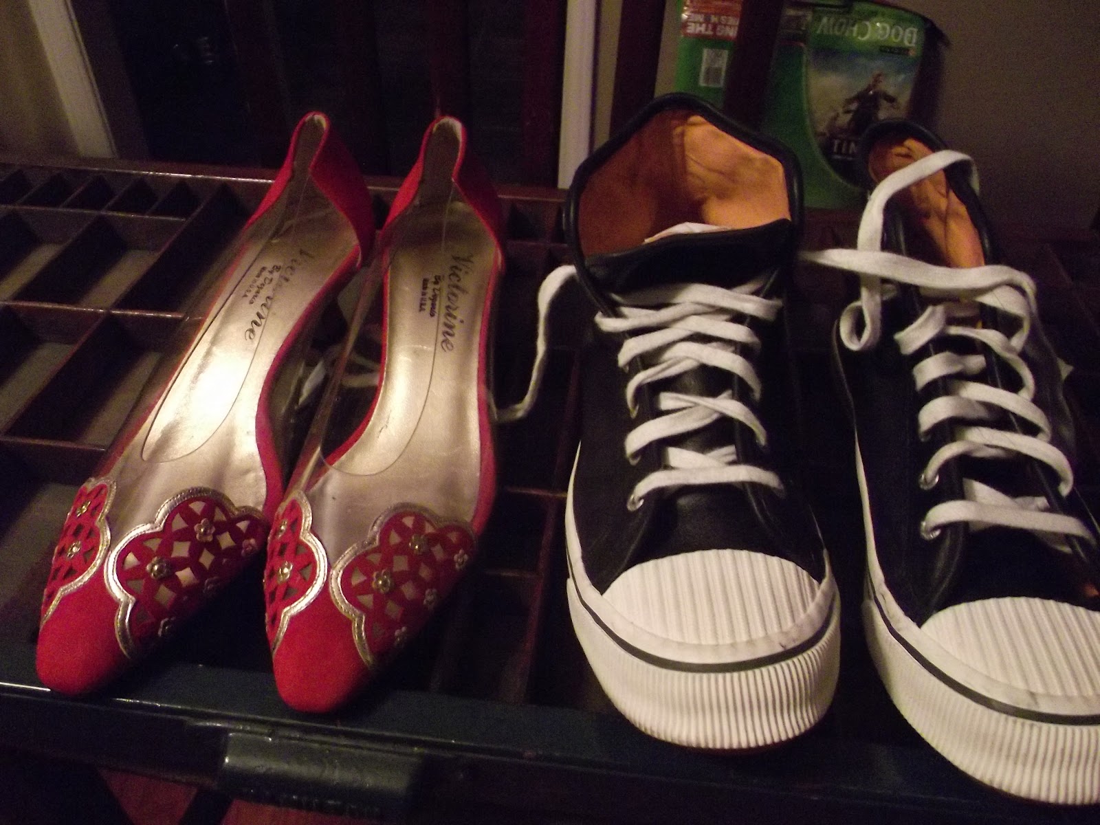 Thriftionary Thrifted Clear Heels + Vintage Accessories!