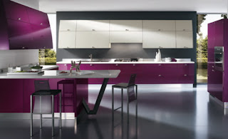 Kitchen Color Trend  Purple